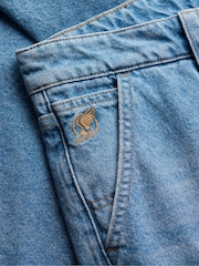 Azul claro - Superdry Oversized Rigid Washed Jeans - Imagen 2 de 2