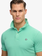 ירוק - חולצת פולו בסגנון וינטג' של Superdry דגם Destroy - תמונה 4 מתוך 6