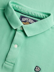 ירוק - חולצת פולו בסגנון וינטג' של Superdry דגם Destroy - תמונה 6 מתוך 6