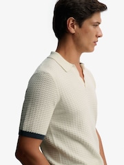 Superdry Johnny Collar Knitted Polo Shirt - Imagen 5 de 7