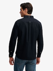 Superdry Blue Preppy Oxford Long Sleeve Shirt - Image 3 of 6