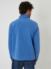 Threadbare Blue Sky Microfleece Quarter Zip Sweatshirt - Image 2 of 4