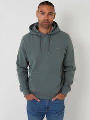 Threadbare Blue Pullover Hoodie - Image 1 of 4