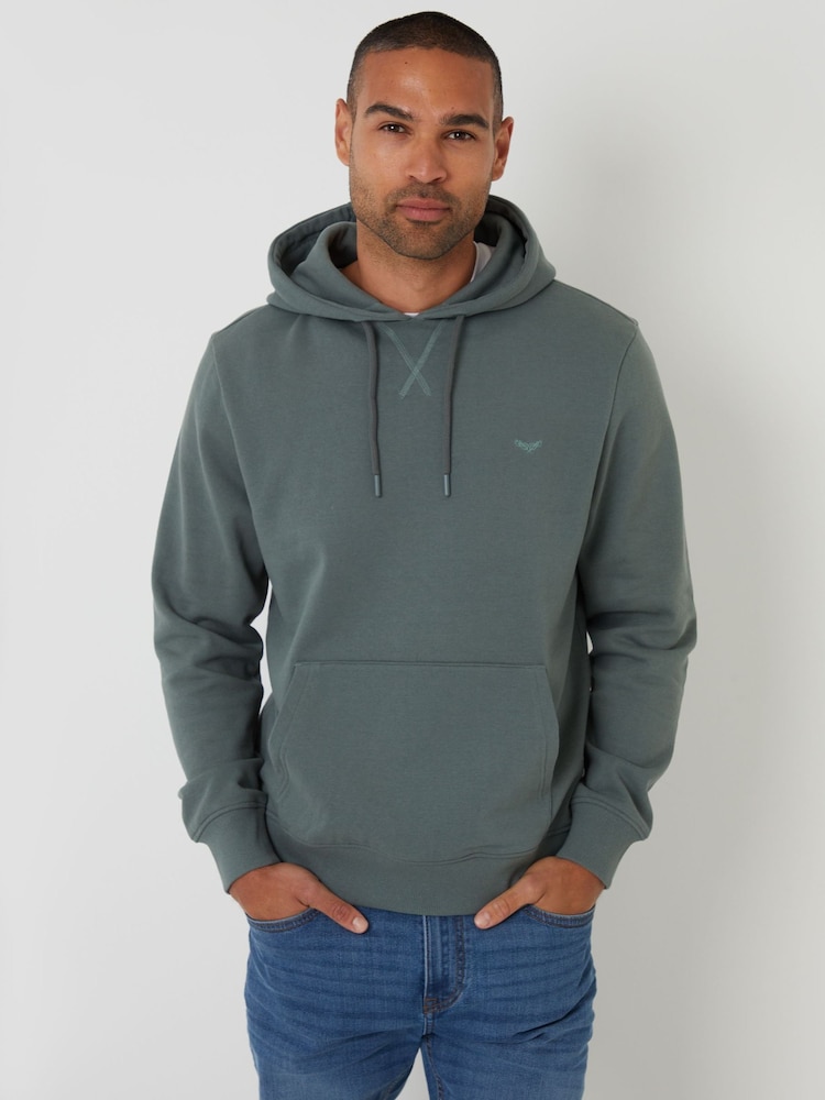 Threadbare Blue Pullover Hoodie - Image 1 of 4