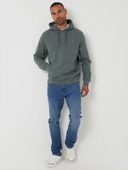 Threadbare Blue Pullover Hoodie - Image 3 of 4