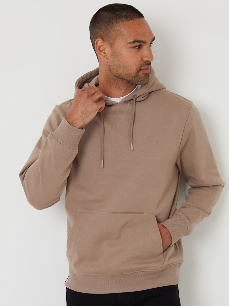Threadbare Brown Pullover Hoodie - Image 1 of 4 Threadbare Brown Pullover Hoodie - Image 1 of 4