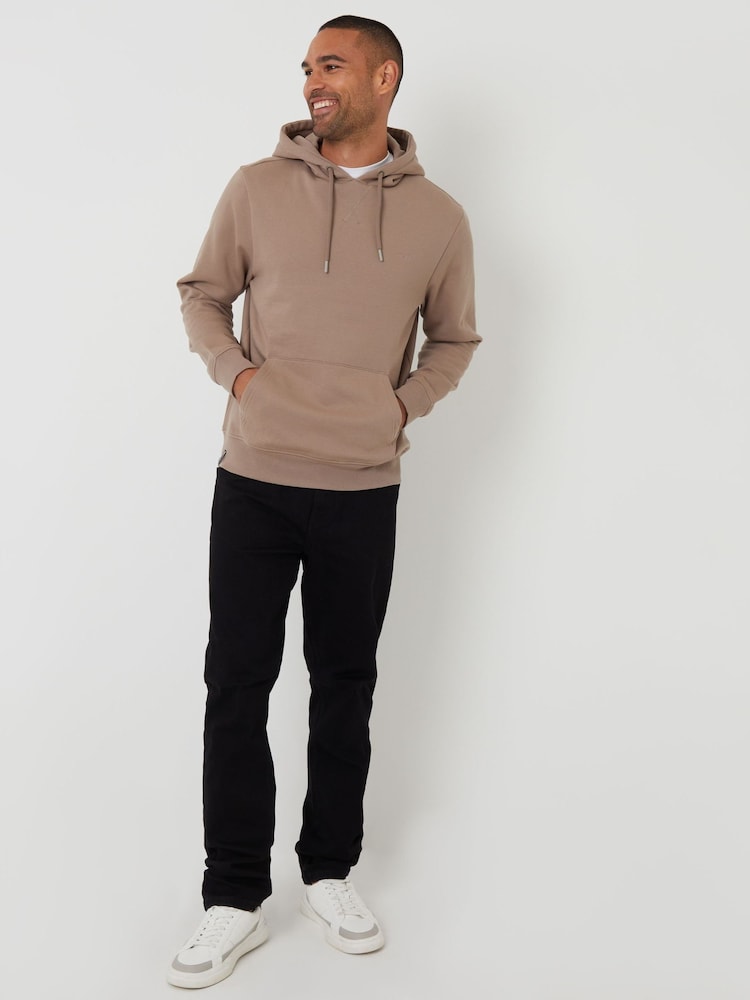Threadbare Brown Pullover Hoodie - Image 4 of 4 Threadbare Brown Pullover Hoodie - Image 4 of 4