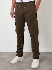Threadbare Green Cargo Joggers - Image 1 of 4