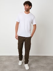 Threadbare Green Cargo Joggers - Image 2 of 4
