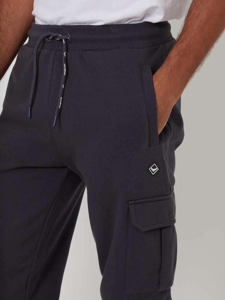 Threadbare Grey Cargo Style Joggers - Image 4 of 4 Threadbare Grey Cargo Style Joggers - Image 4 of 4