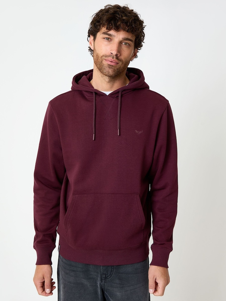 Threadbare Red Pullover Hoodie - Image 1 of 4