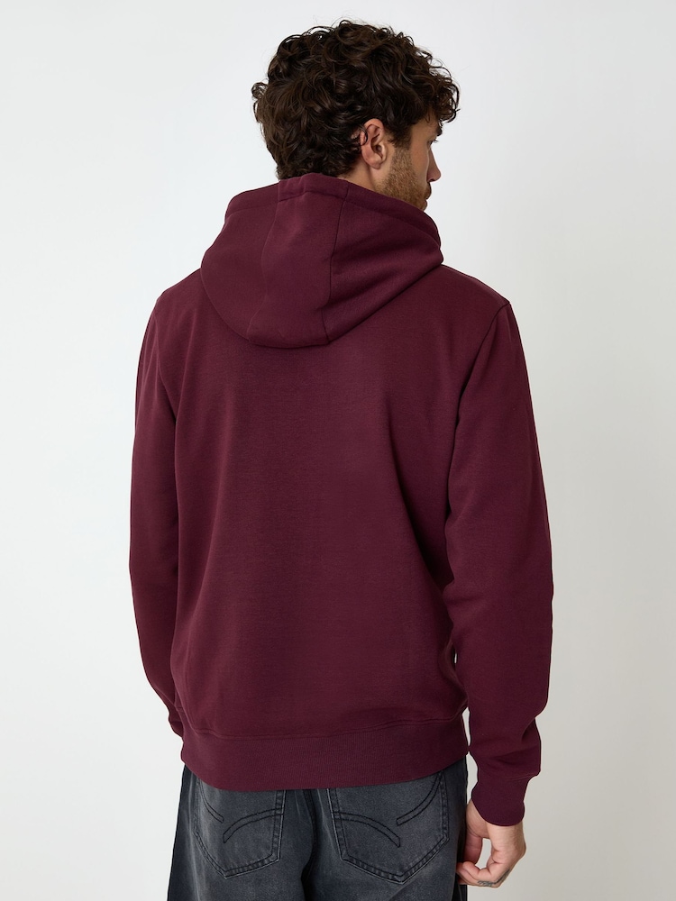 Threadbare Red Pullover Hoodie - Image 2 of 4