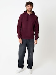 Threadbare Red Pullover Hoodie - Image 4 of 4