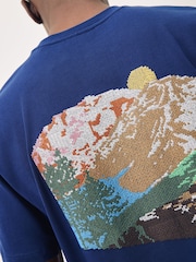 Scotch & Soda Relaxed Fit Cross Stitch Artwork T-Shirt - Bild 4 von 4