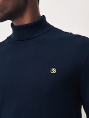 Scotch & Soda Black Viscose Turtleneck Knit Jumper - Image 5 of 5