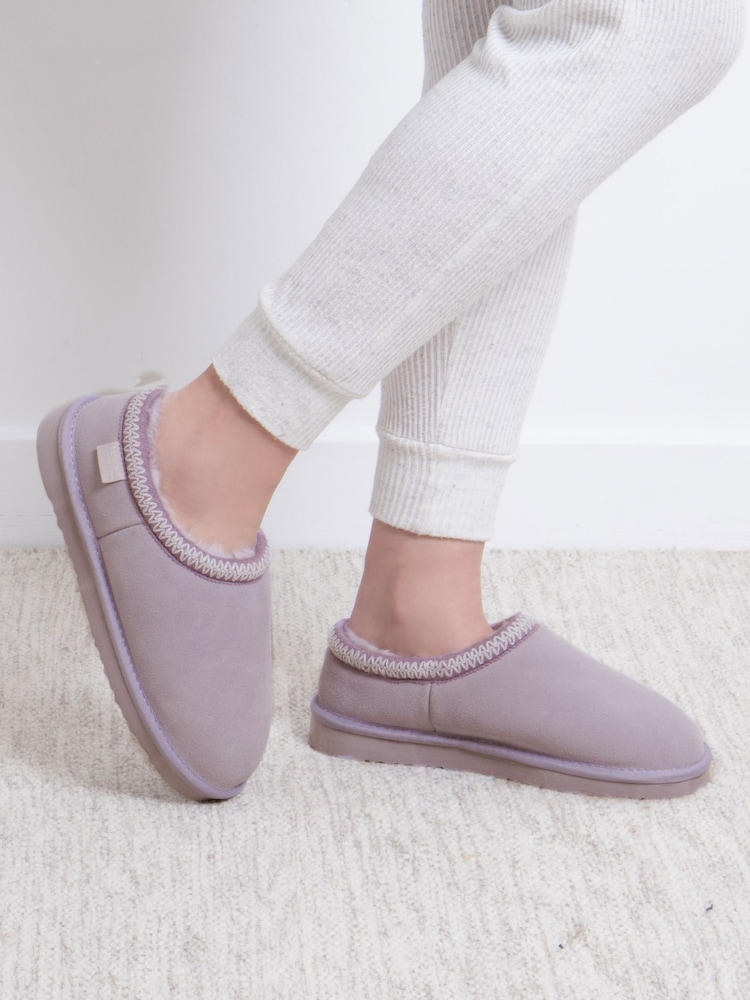 Totes Purple Toasties Ladies Icon Microsuede Shoot Slippers - Image 1 of 5 Totes Purple Toasties Ladies Icon Microsuede Shoot Slippers - Image 1 of 5