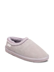 Totes Purple Toasties Ladies Icon Microsuede Shoot Slippers - Image 3 of 5