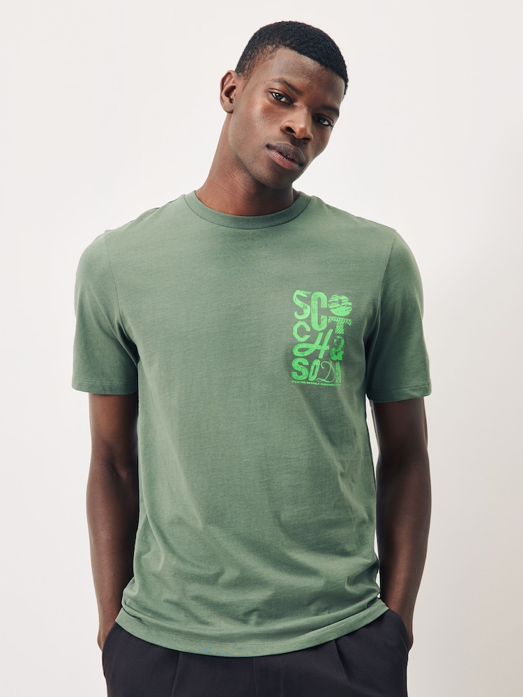 Scotch & Soda Regular Fit Left Chest Logo T-Shirt - Bild 1 von 5