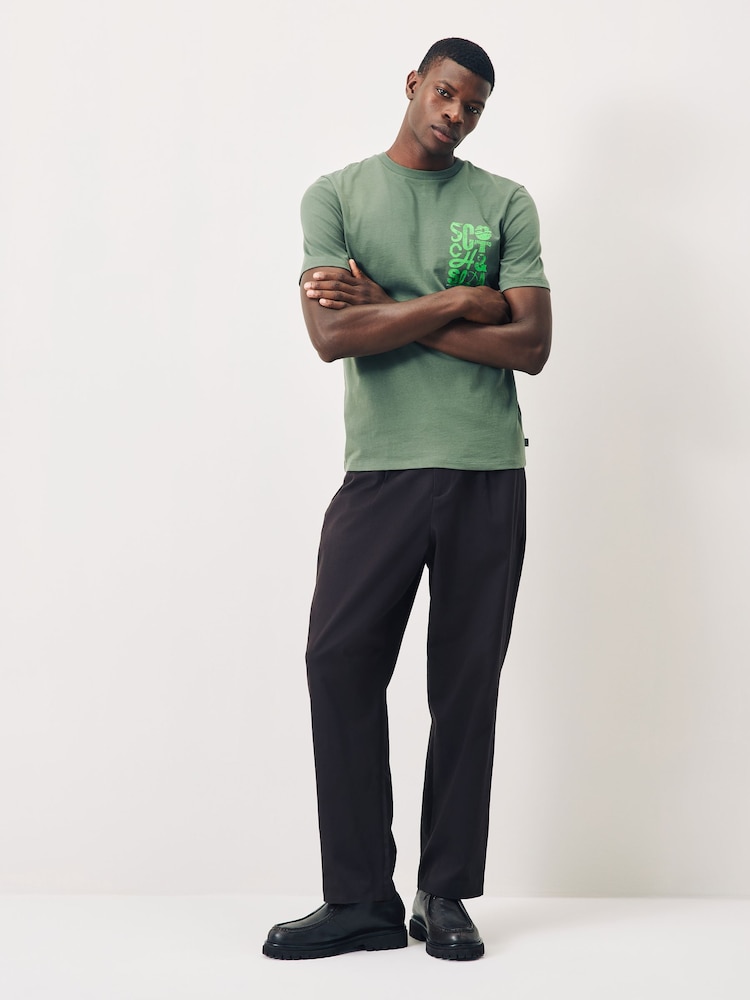 Scotch & Soda Regular Fit Left Chest Logo T-Shirt - Bild 2 von 5