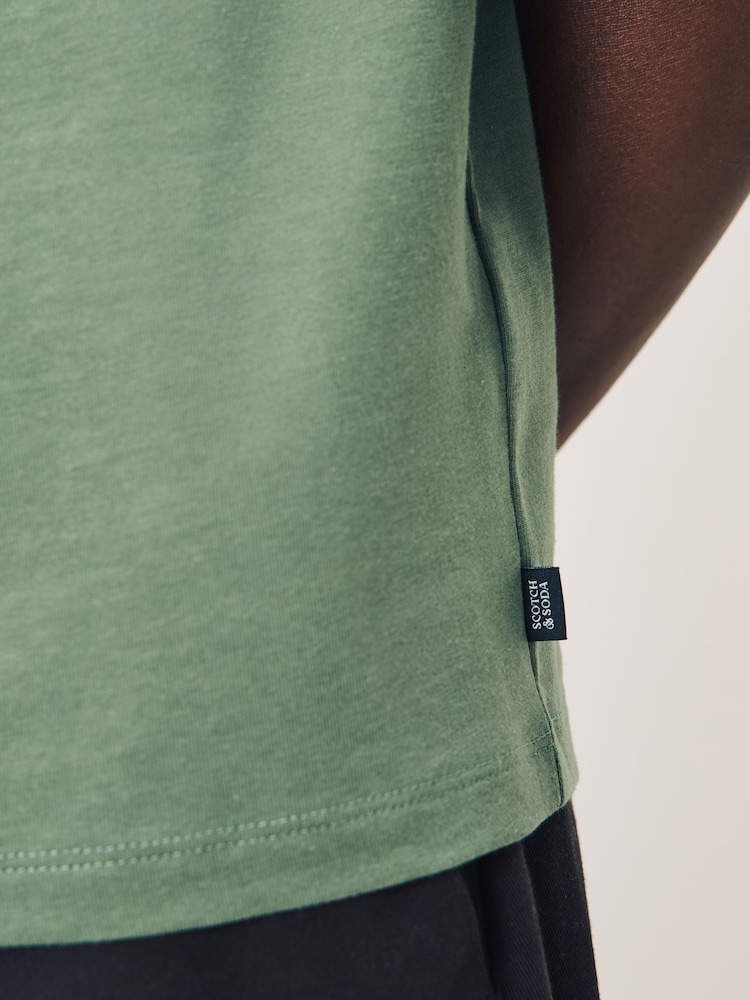 Scotch & Soda Regular Fit Left Chest Logo T-Shirt - Bild 5 von 5
