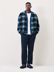 Scotch & Soda Polar Fleece Check Cardigan - Bild 2 von 5