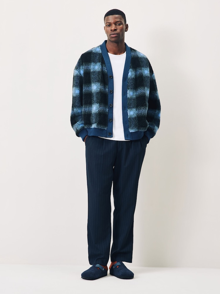 Scotch & Soda Polar Fleece Check Cardigan - Bild 2 von 5