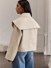Sand Cape Trench Coat - Image 3 of 6