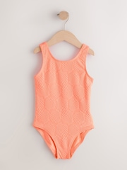 Orange Shell Crinkle Swimsuit (3-16yrs) - Image 5 of 8