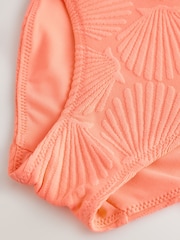 Orange Shell Crinkle Swimsuit (3-16yrs) - Image 7 of 8