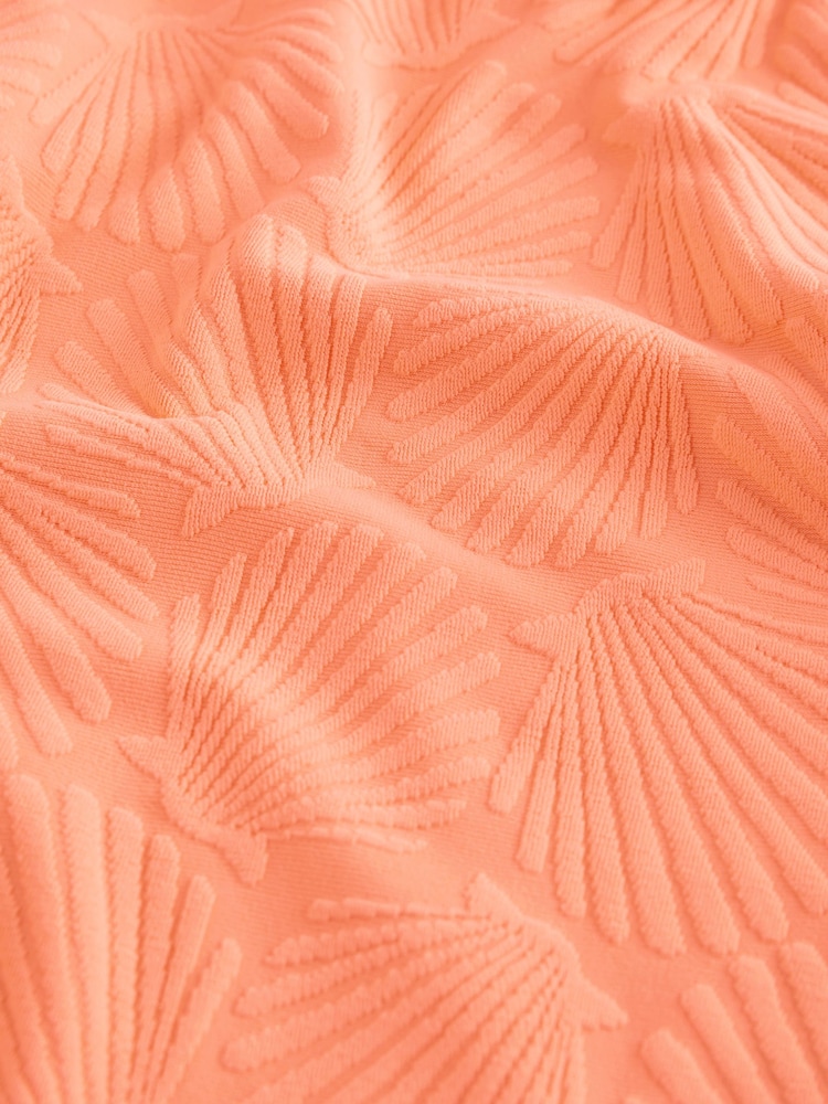 Orange Shell Crinkle Swimsuit (3-16yrs) - Image 8 of 8