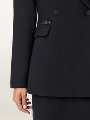 AllSaints Black Mimmie Blazer - Image 6 of 8