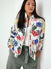 Floral Print Quilted Jacket - Image 2 of 8