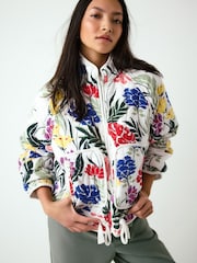 Floral Print Quilted Jacket - Image 3 of 8