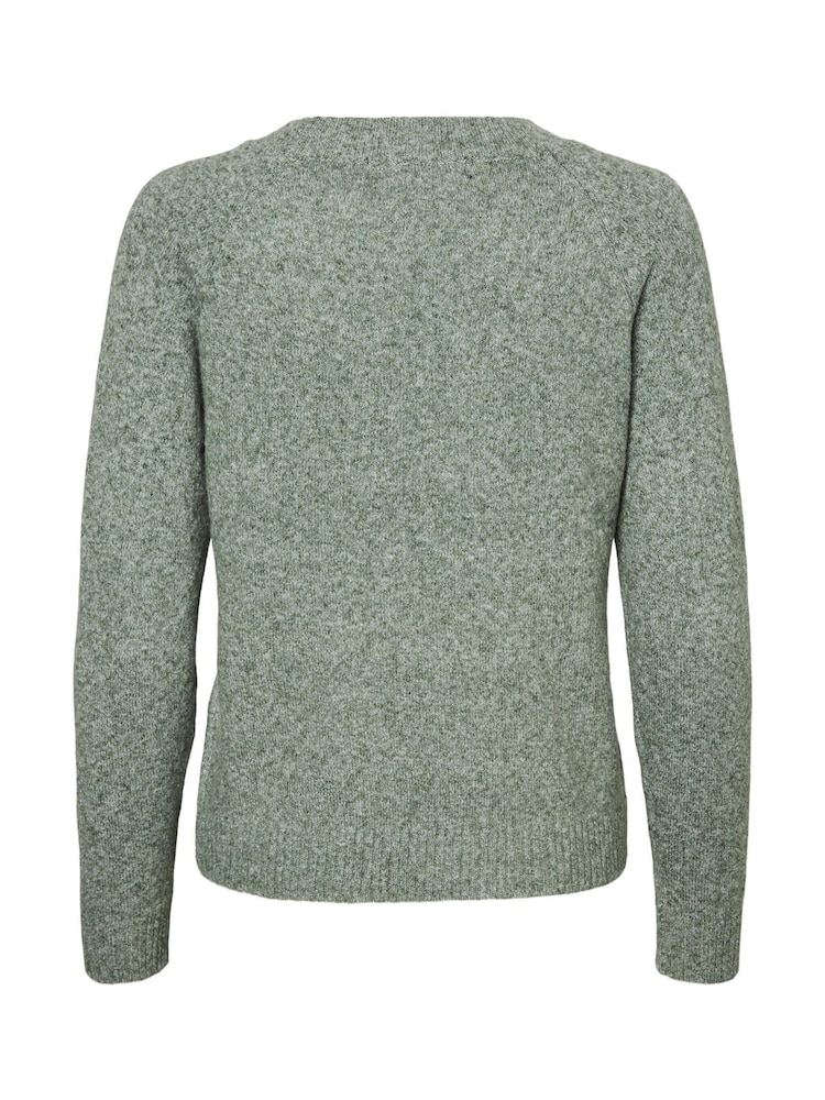 VERO MODA Olive Green Bow Detail Long Sleeve Jumper - Image 6 of 6 VERO MODA Olive Green Bow Detail Long Sleeve Jumper - Image 6 of 6
