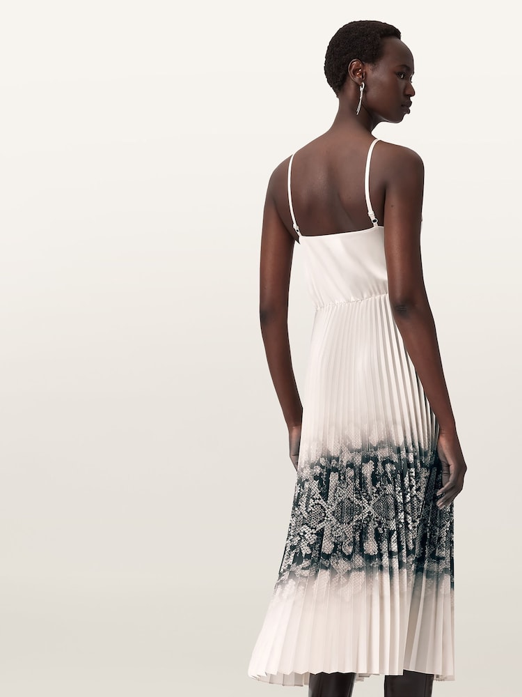 AllSaints White Curtis Ophis Dress - Image 9 of 9