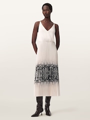 AllSaints White Curtis Ophis Dress - Image 1 of 9