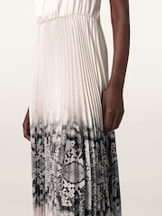 AllSaints White Curtis Ophis Dress - Image 3 of 9
