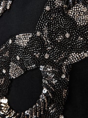 AllSaints Black Alenka Pippa Hoodie - Image 7 of 7