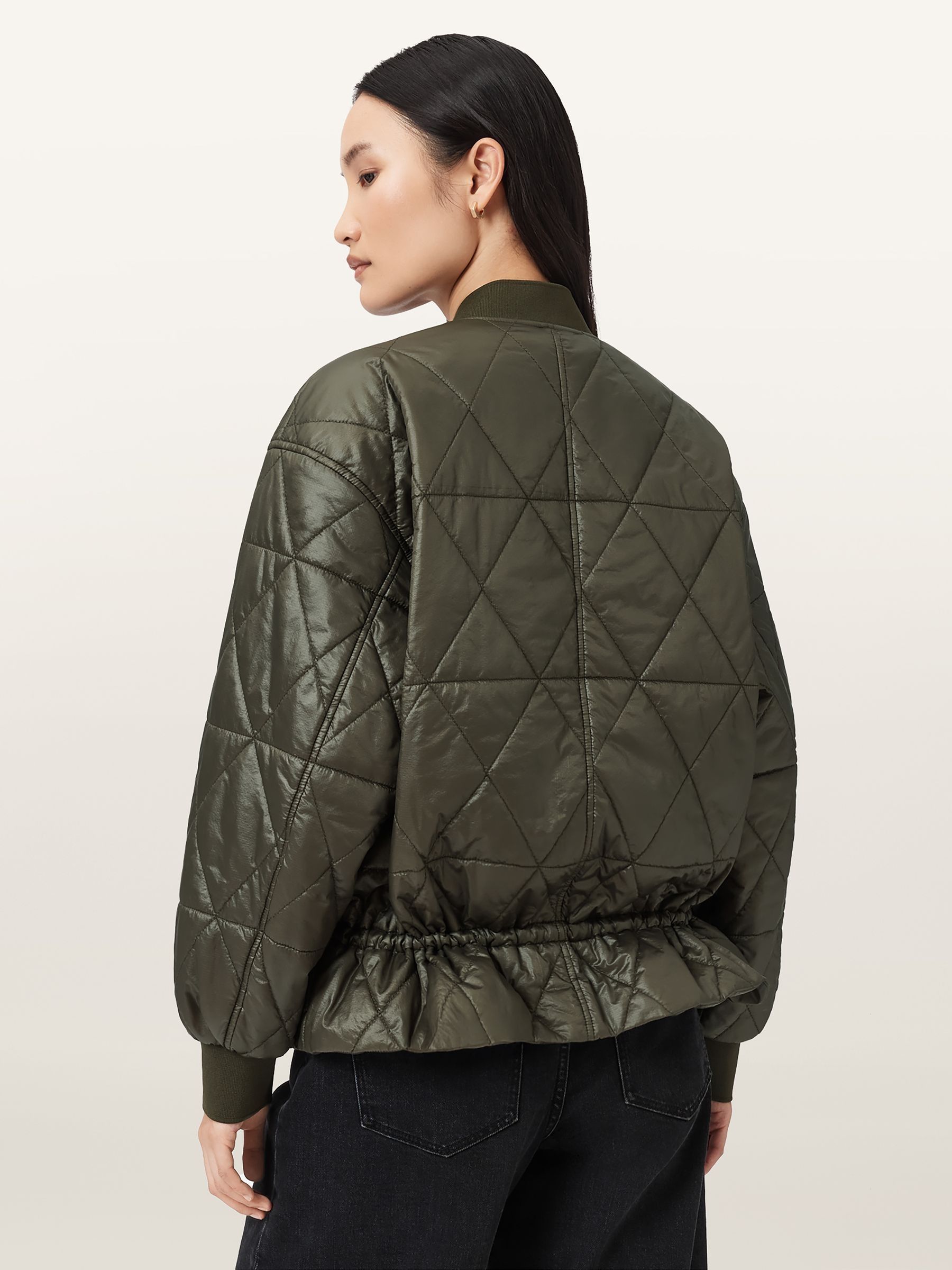 Buy AllSaints Green Alii Bomber Jacket from Next USA