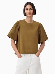 AllSaints Green Jess T-Shirt - Image 1 of 7