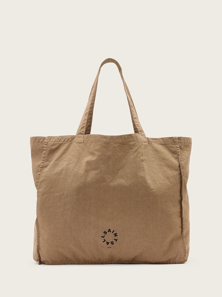 AllSaints Brown Large Haven Tote Bag - Image 1 of 7