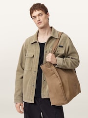 AllSaints Brown Large Haven Tote Bag - Image 6 of 7