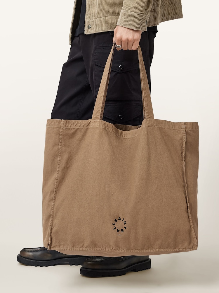 AllSaints Brown Large Haven Tote Bag - Image 7 of 7