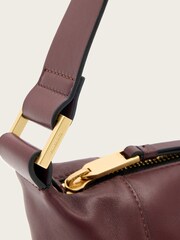 AllSaints Red Vega Mini Shoulder Bag - Image 5 of 7