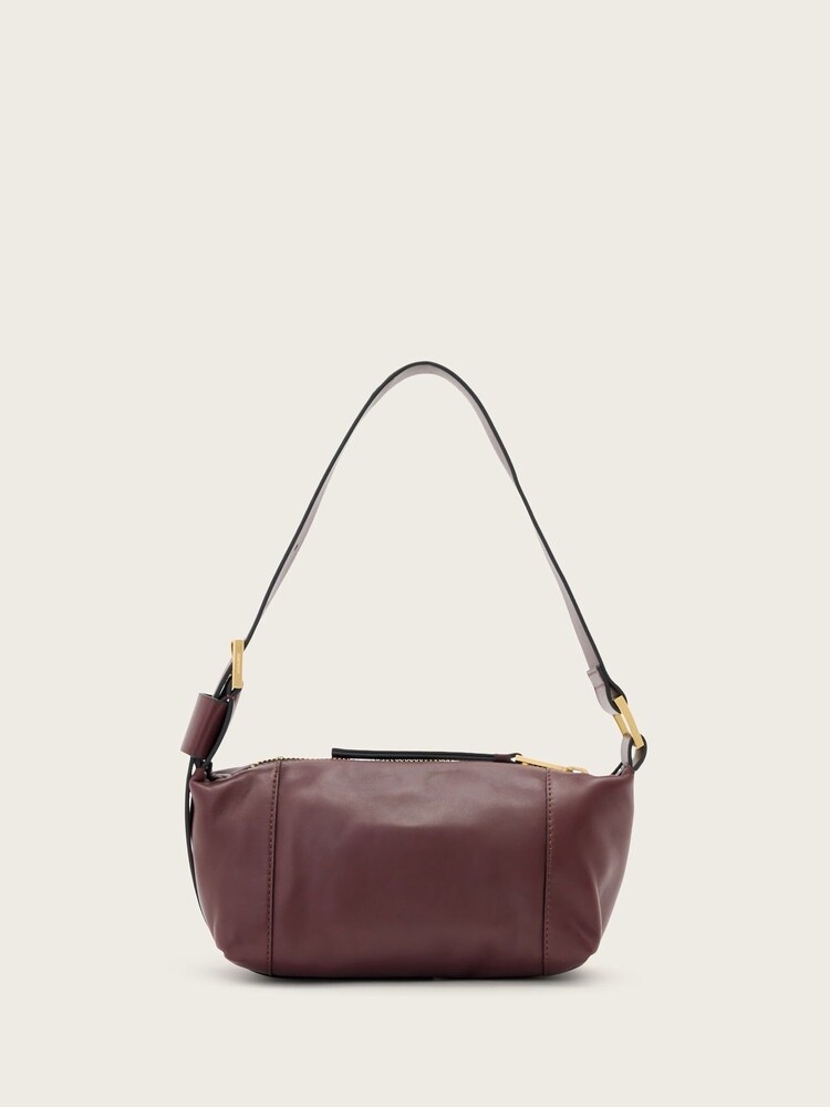 AllSaints Red Vega Mini Shoulder Bag - Image 7 of 7 AllSaints Red Vega Mini Shoulder Bag - Image 7 of 7