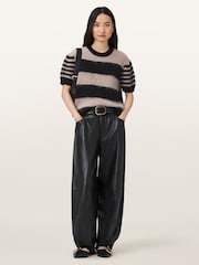 AllSaints Black Clem T-Shirt - Image 1 of 6