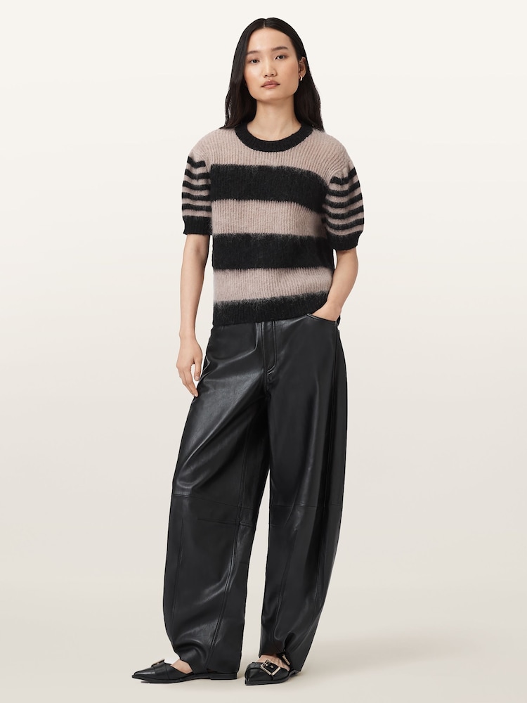 AllSaints Black Clem T-Shirt - Image 2 of 6