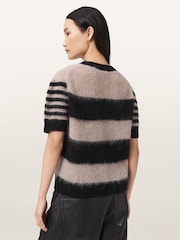 AllSaints Black Clem T-Shirt - Image 4 of 6