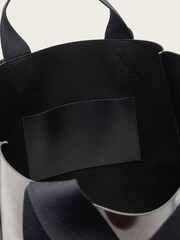 AllSaints Brown Izzy Leather Tote Bag - Image 4 of 6
