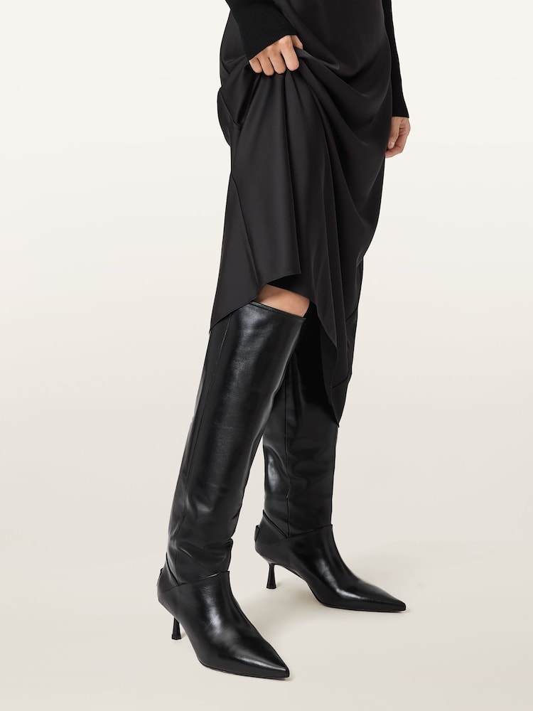 AllSaints Black Odyssey Low Boots - Image 1 of 6